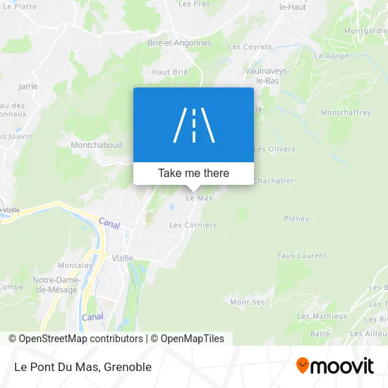 Le Pont Du Mas map
