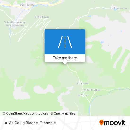 Allée De La Blache map