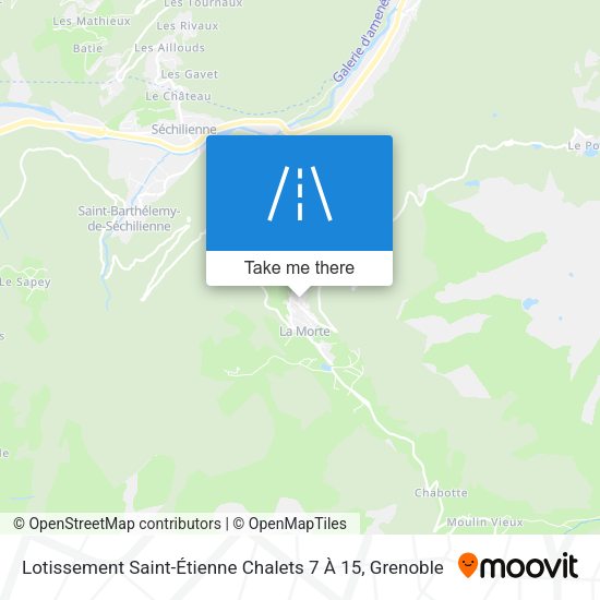 Lotissement Saint-Étienne Chalets 7 À 15 map