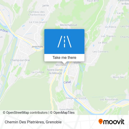 Chemin Des Platrières map