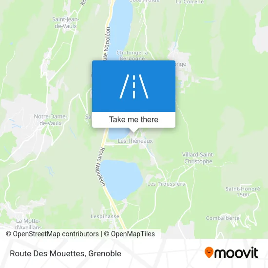 Route Des Mouettes map