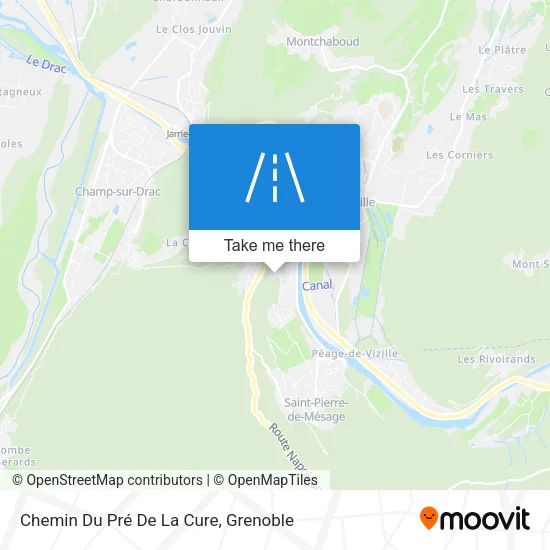 Chemin Du Pré De La Cure map