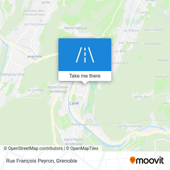 Rue François Peyron map