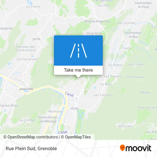 Rue Plein Sud map