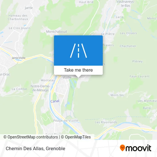 Chemin Des Allas map