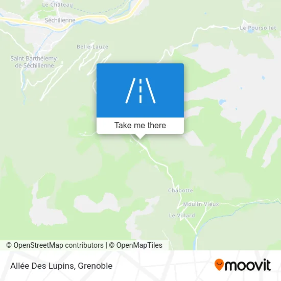 Allée Des Lupins map