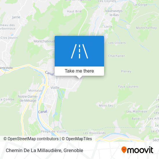 Chemin De La Millaudière map