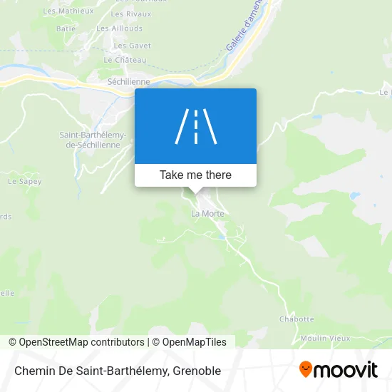 Chemin De Saint-Barthélemy map