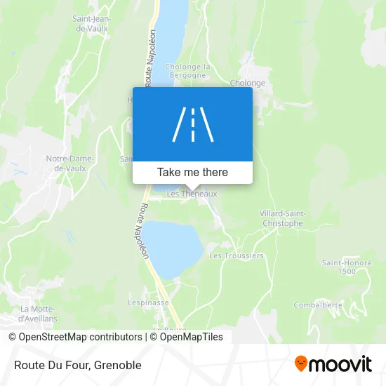 Route Du Four map