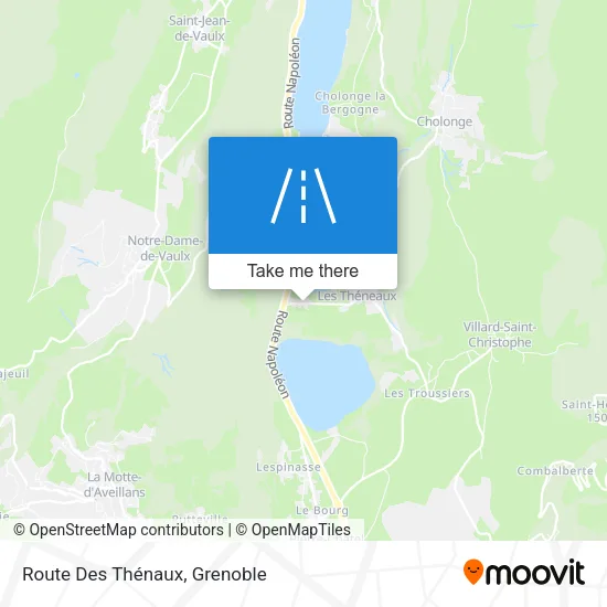 Route Des Thénaux map