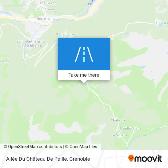 Allée Du Château De Paille map