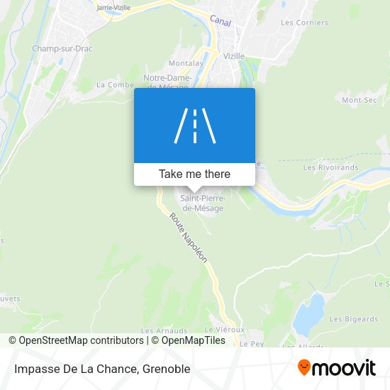 Impasse De La Chance map