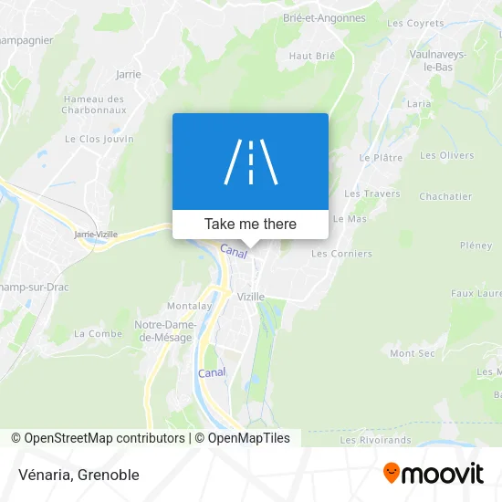 Vénaria map