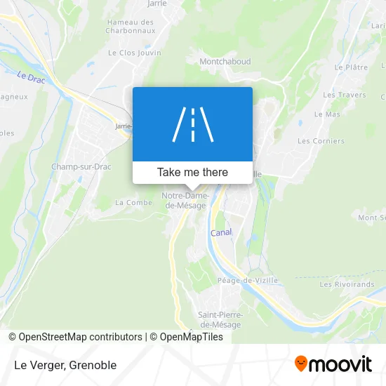 Le Verger map