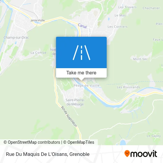 Rue Du Maquis De L'Oisans map