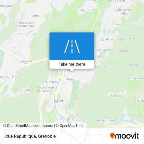 Rue République map