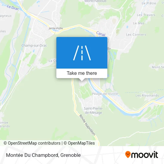 Montée Du Champbord map