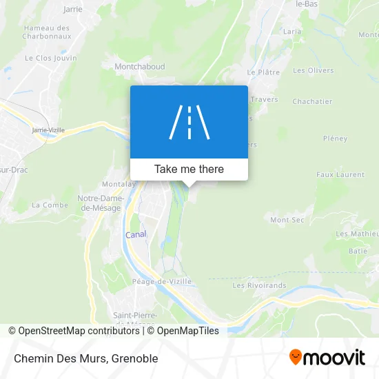 Chemin Des Murs map