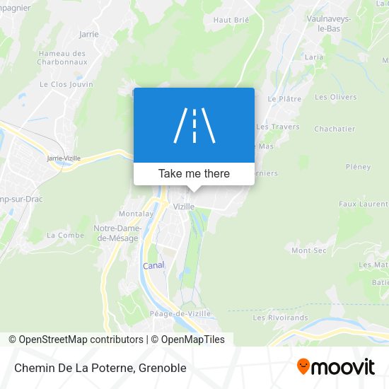 Chemin De La Poterne map