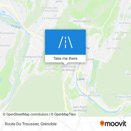 Route Du Troussier map