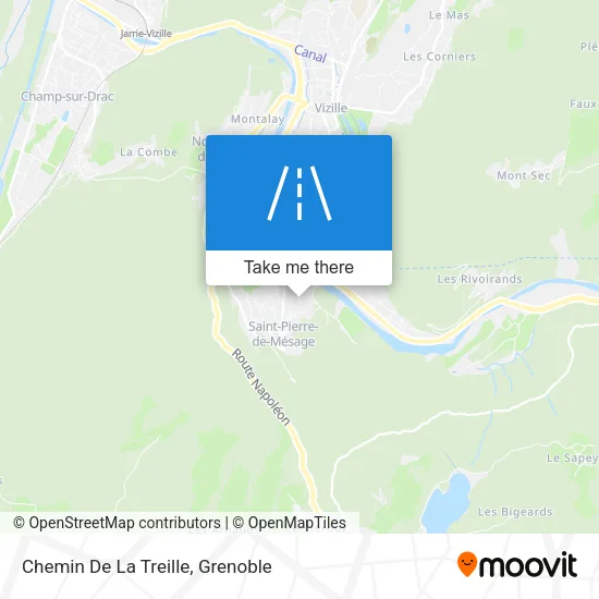 Chemin De La Treille map