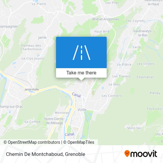 Chemin De Montchaboud map