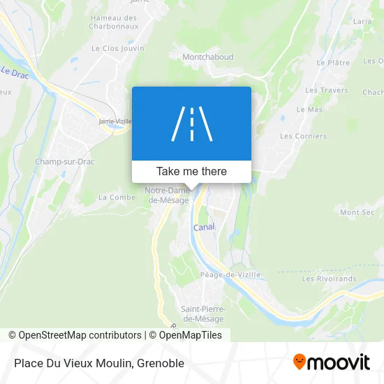 Place Du Vieux Moulin map