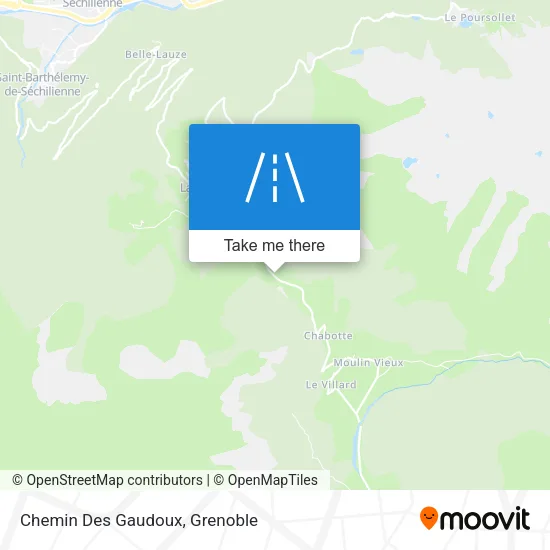 Chemin Des Gaudoux map