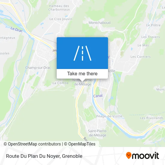Route Du Plan Du Noyer map