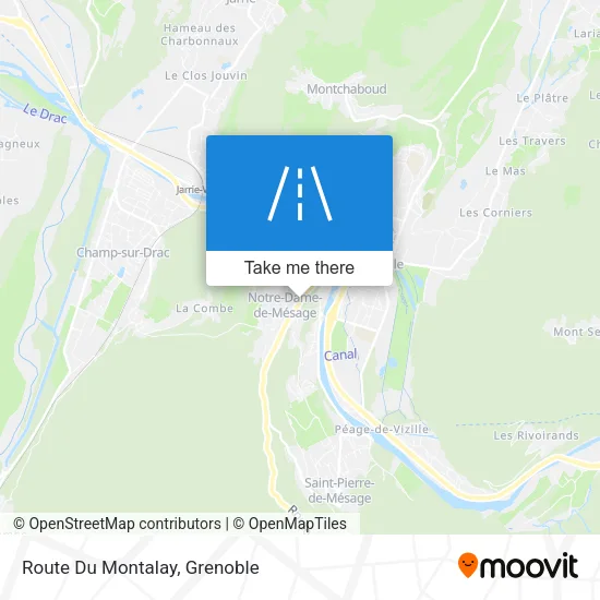 Route Du Montalay map