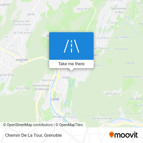 Chemin De La Tour map