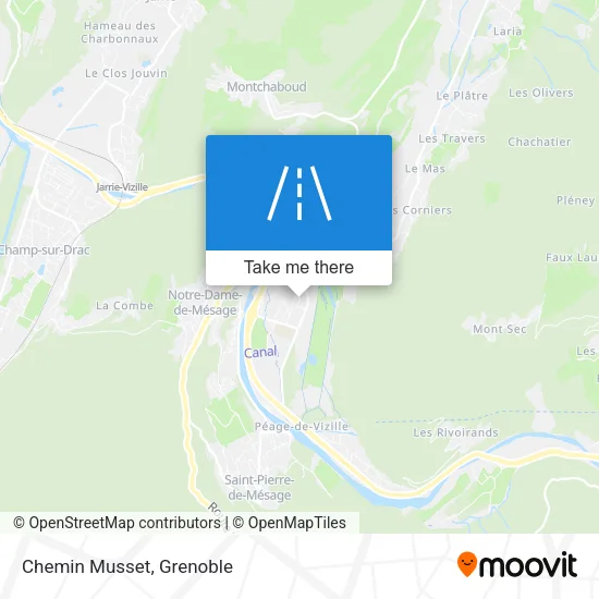 Chemin Musset map