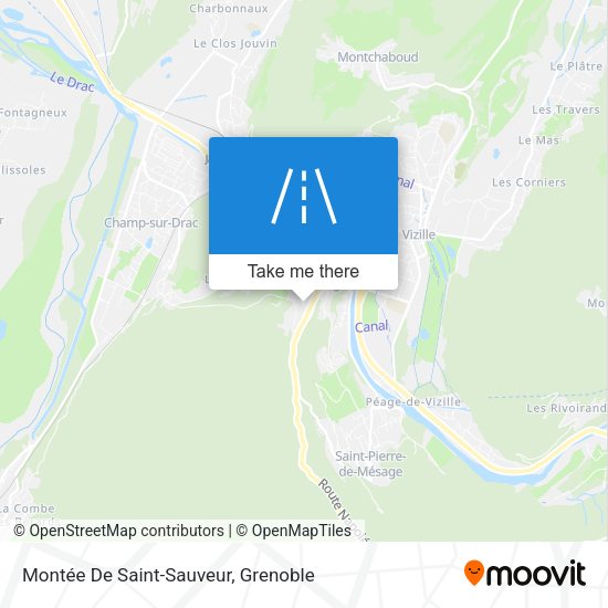 Montée De Saint-Sauveur map
