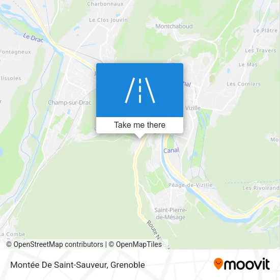 Montée De Saint-Sauveur map