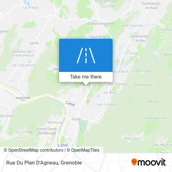 Rue Du Plan D'Agneau map