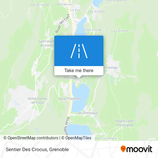 Sentier Des Crocus map