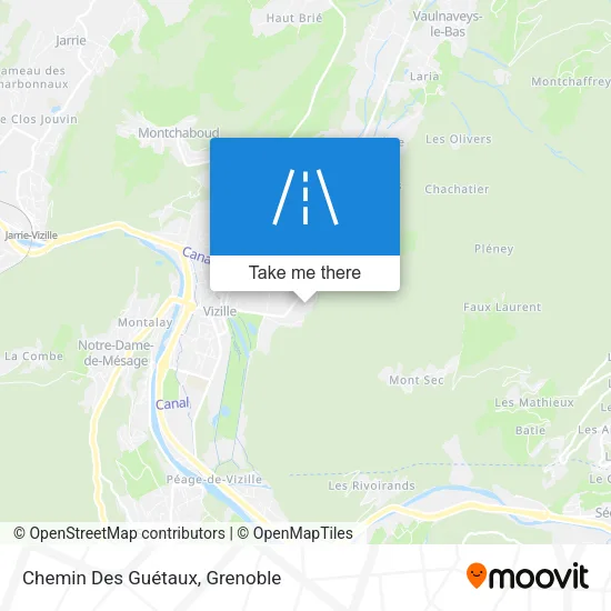 Chemin Des Guétaux map