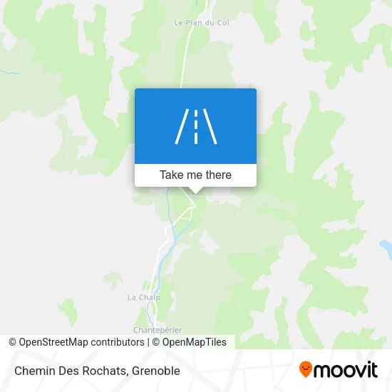 Chemin Des Rochats map