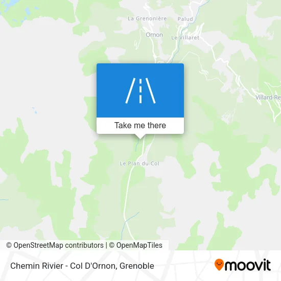 Chemin Rivier - Col D'Ornon map