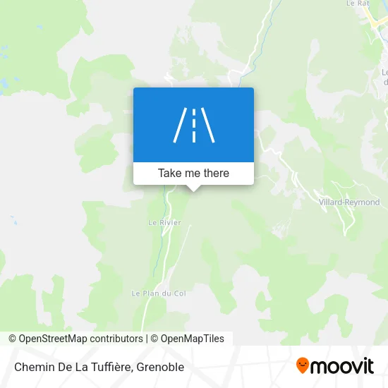 Chemin De La Tuffière map