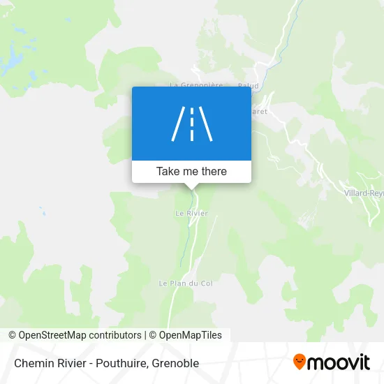 Chemin Rivier - Pouthuire map