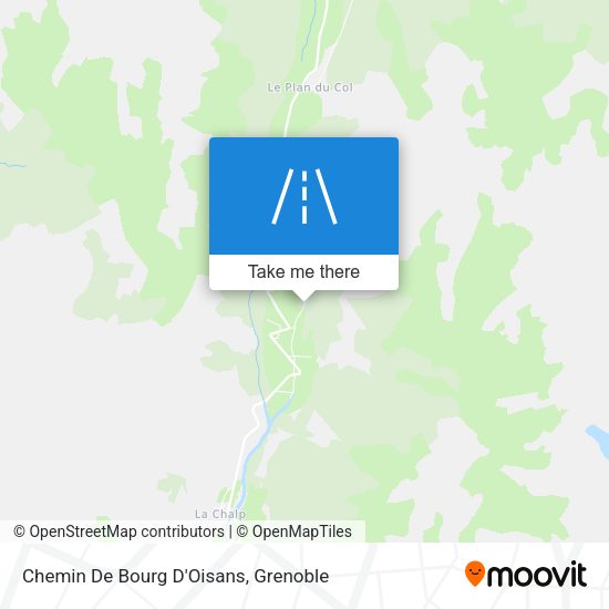 Chemin De Bourg D'Oisans map