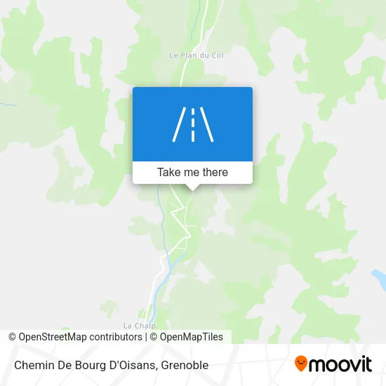 Chemin De Bourg D'Oisans map