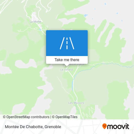 Montée De Chabotte map