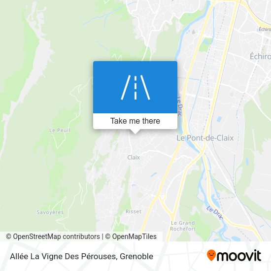 Allée La Vigne Des Pérouses map