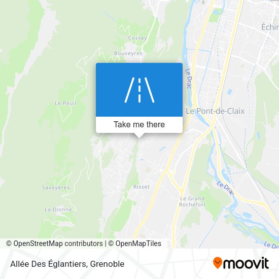 Allée Des Églantiers map