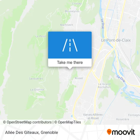 Allée Des Giteaux map