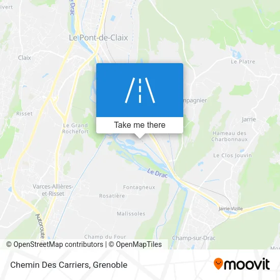 Chemin Des Carriers map