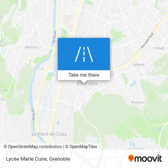 Lycée Marie Curie map
