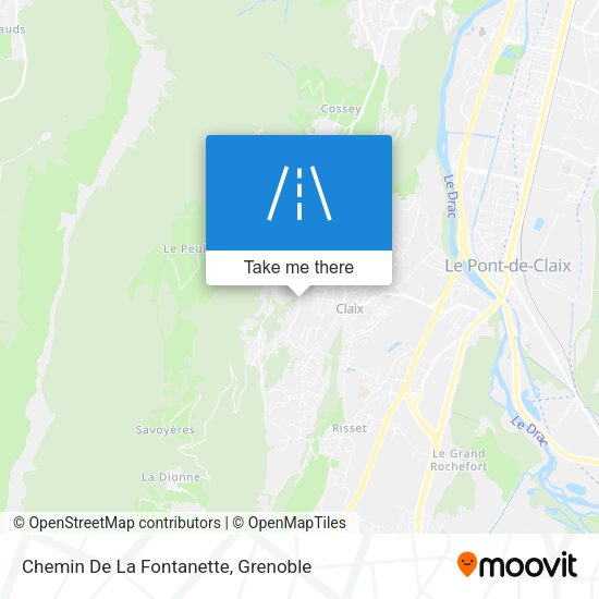 Chemin De La Fontanette map